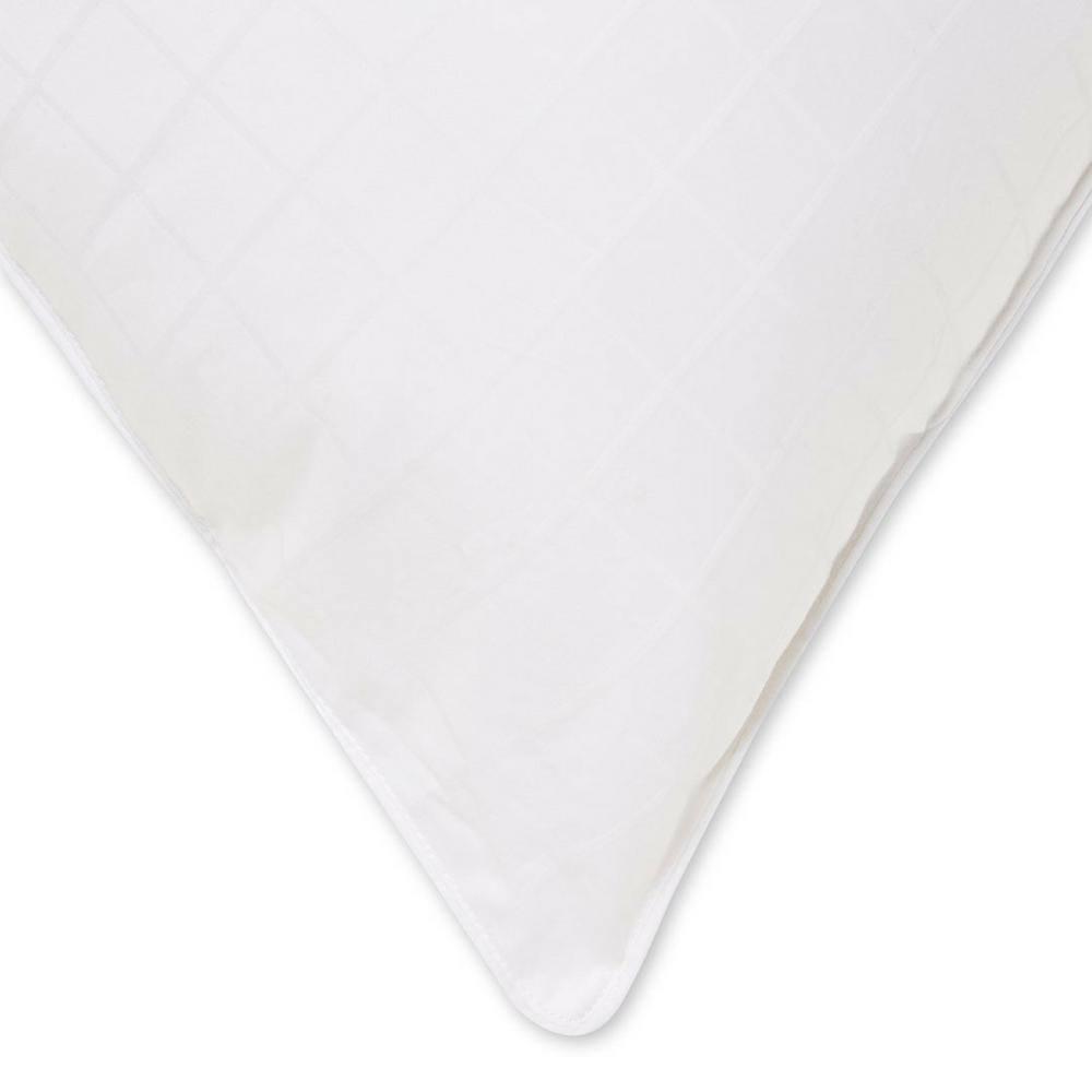 Ella Jayne 100% Cotton Dobby-Box Shell Firm Back/Side Sleeper Down Alternative Pillow, Set of 2 - Standard