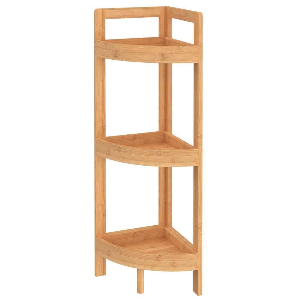 ClosetMaid 3-Tier Bamboo Corner Shelf - ClosetMaid
