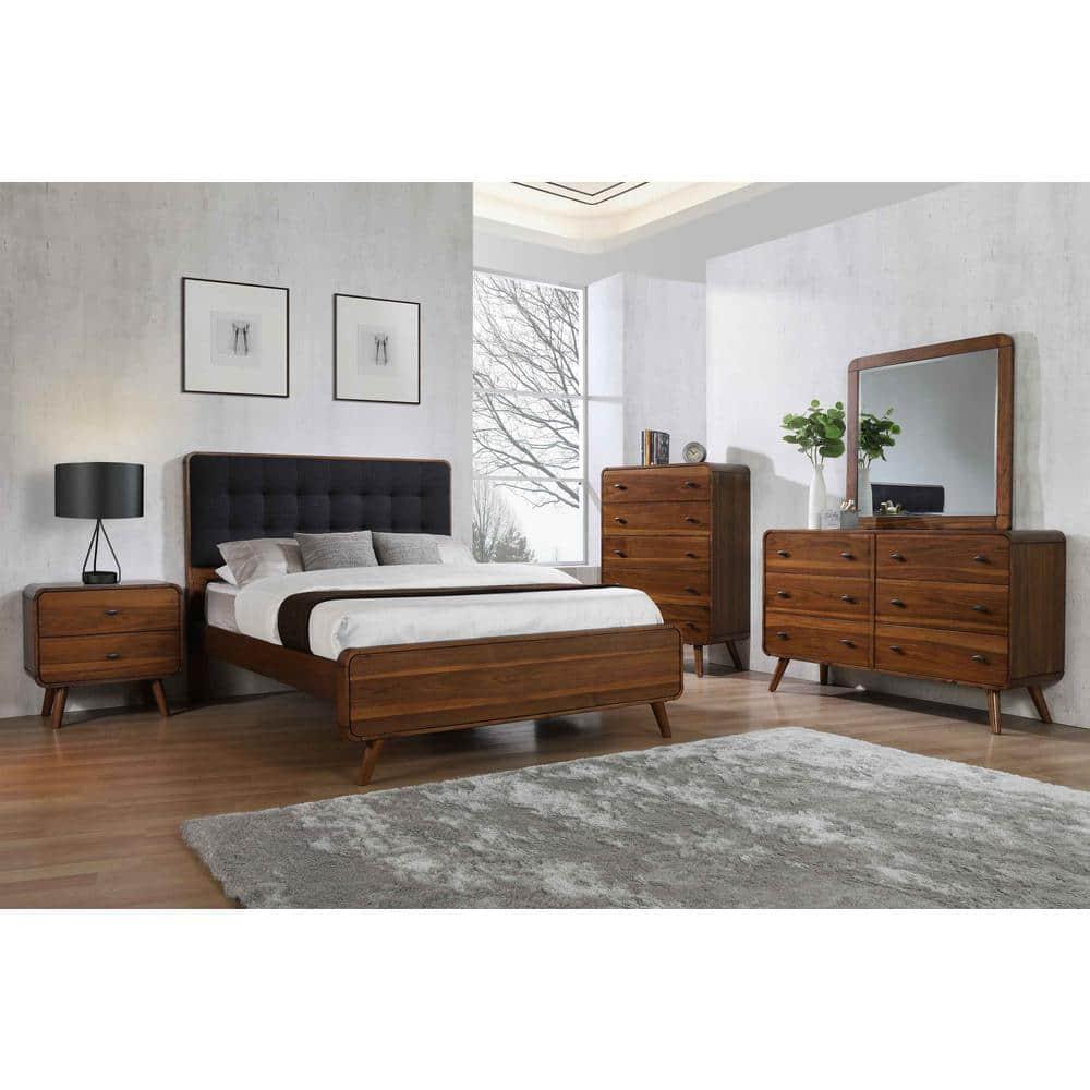 Coaster 205132-CO Nightstand, Dark Walnut