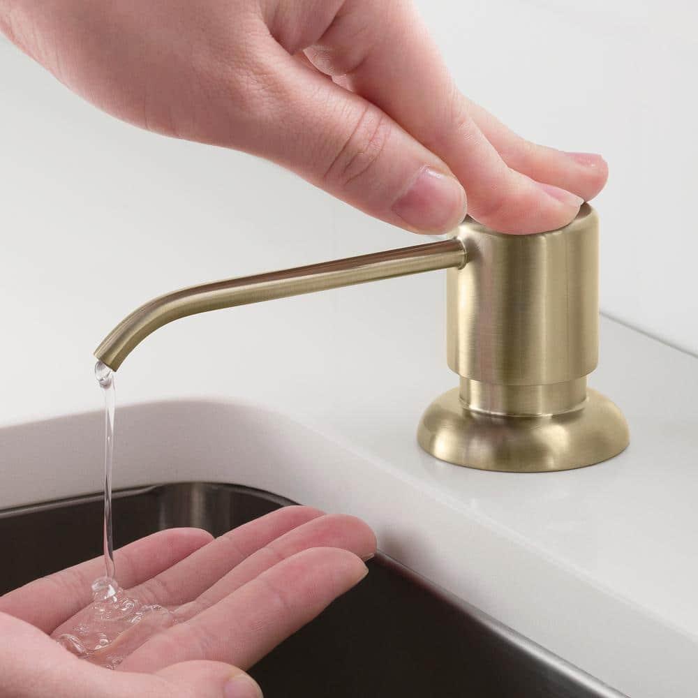 KRAUS Bolden Commercial Style 2-Function Single Handle Pull Down Kitchen Faucet with Soap Dispenser