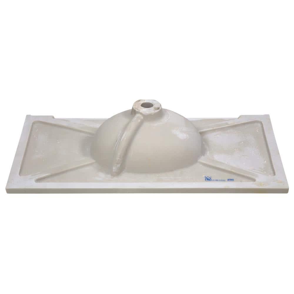 Alcott Hill® 37 Inch Cultured Marble Vanity Top with Backsplash, Improved Package