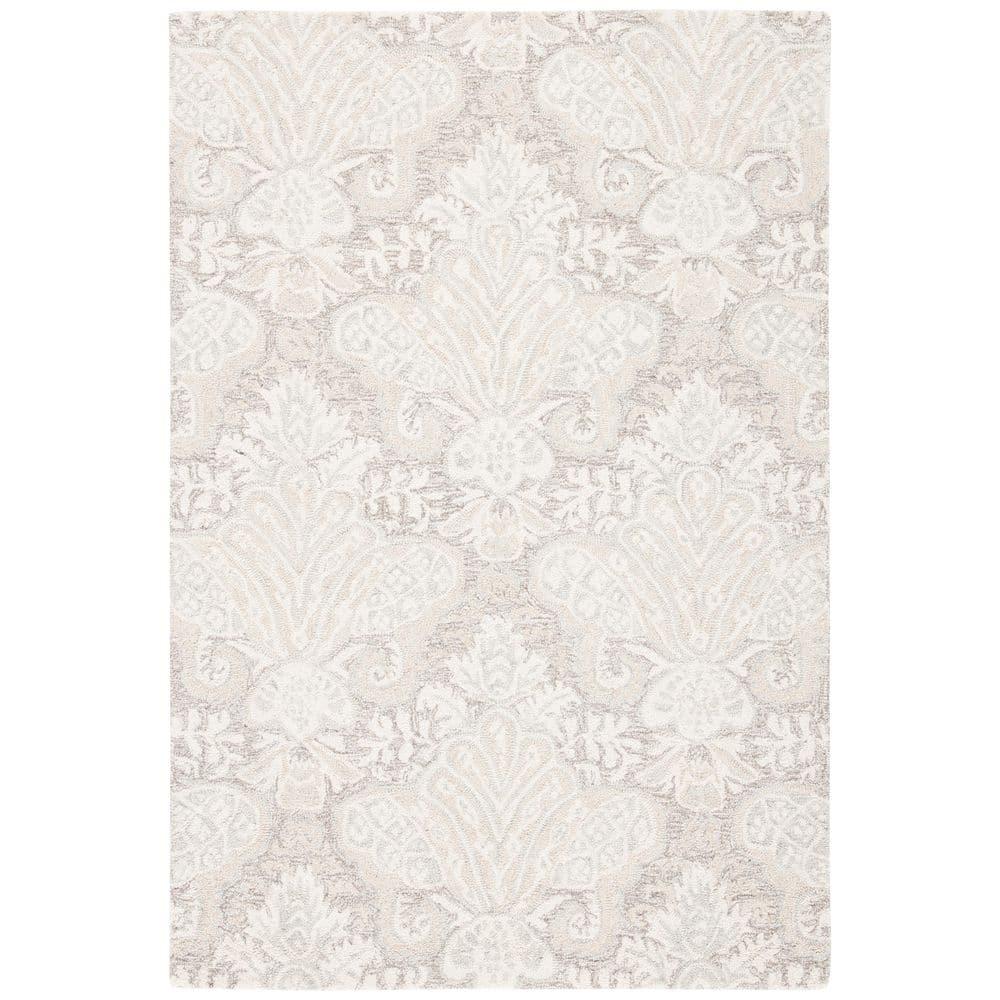 Micro-Loop MLP539 Hand Tufted Indoor Accent Rug - Beige - 3'x5' - Safavieh