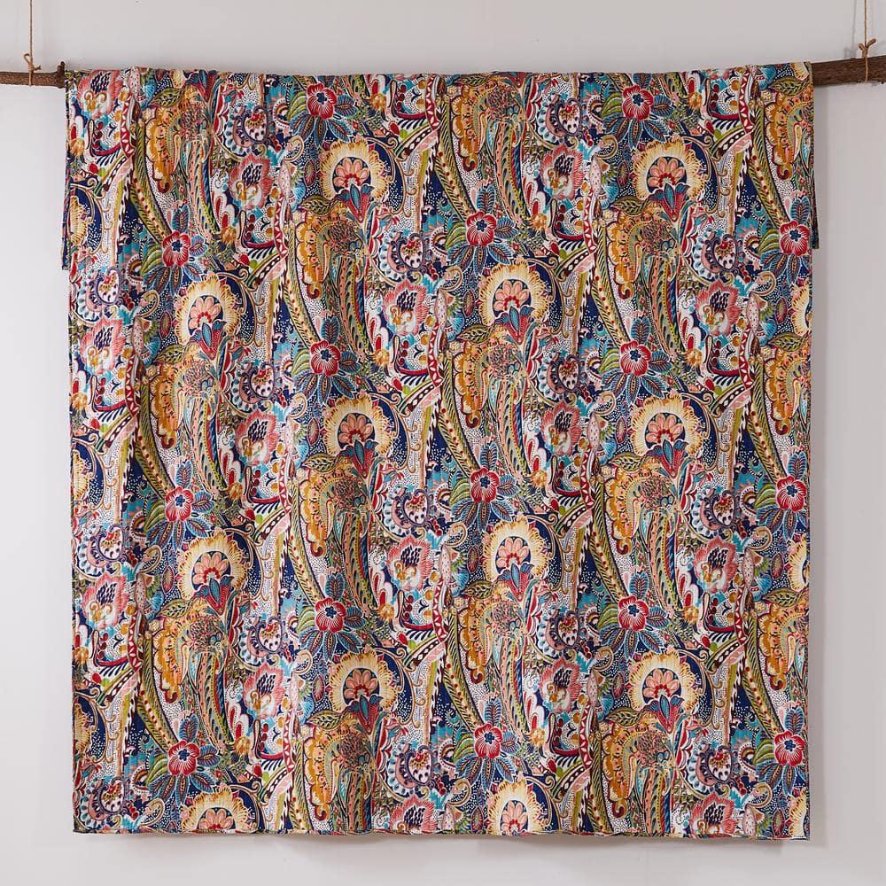 Nanette Floral Quilt Set - Twin/Twin XL Quilt and One Standard Sham Navy - Levtex Home