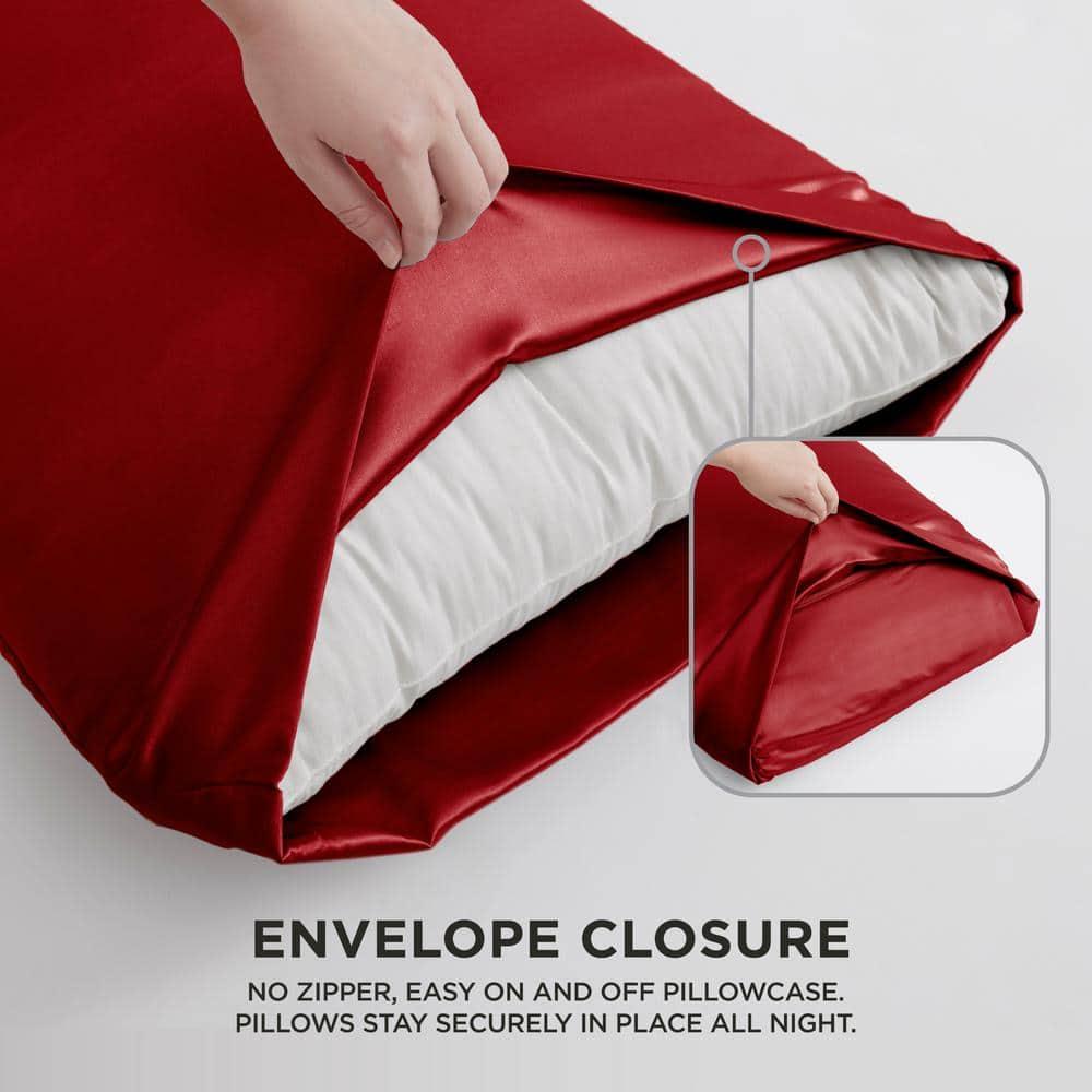 Juicy Couture Juicy Couture Silky Satin Pillows Case Sets with Envelope Closure (Set of 2)