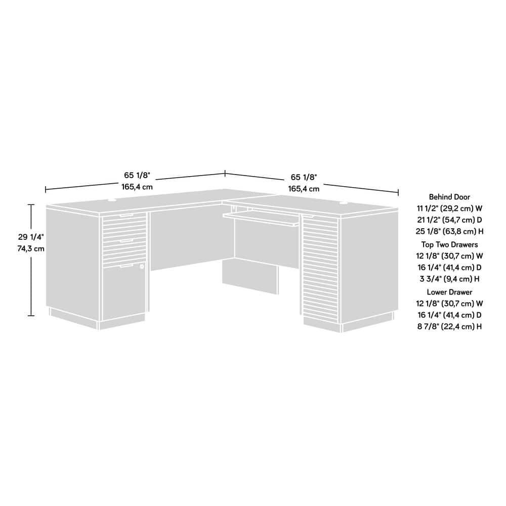 Crafters and Weavers Englewood L-Shaped Executive Desk