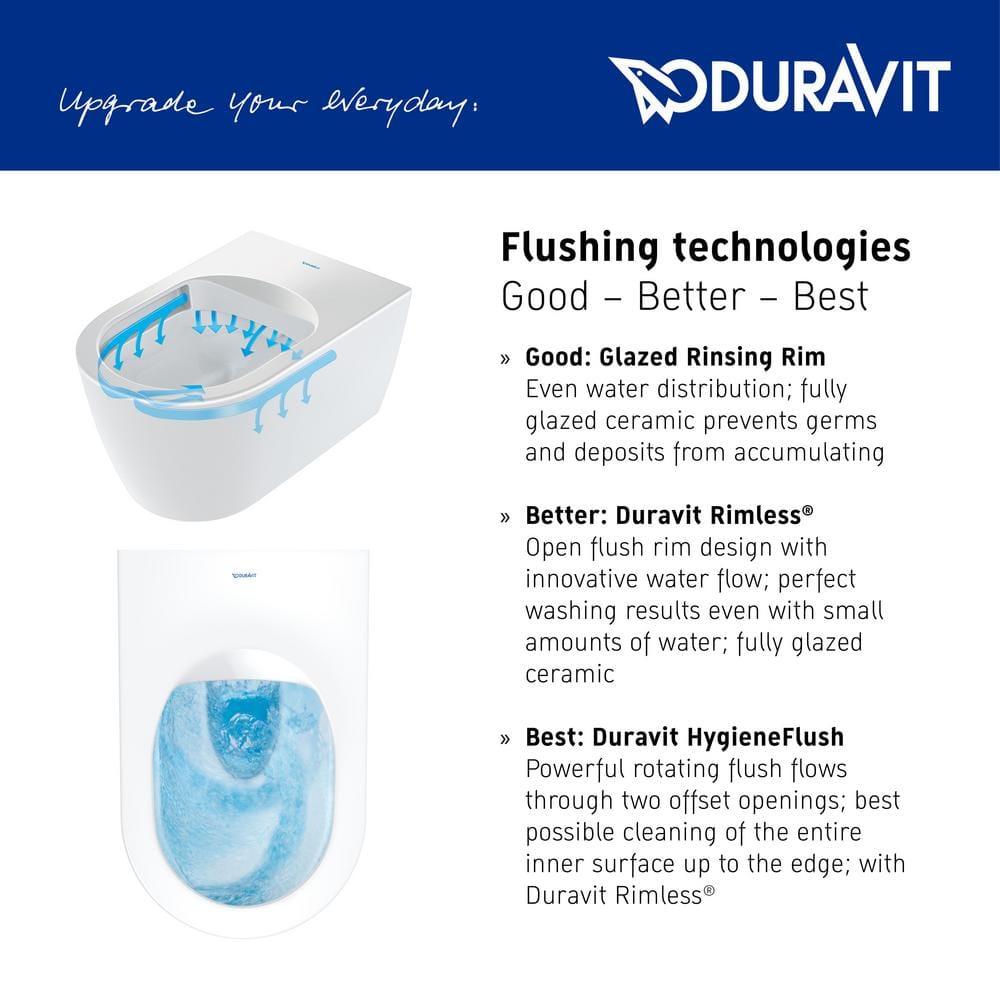 DuraStyle Dual Flush Elongated One-Piece Toilet (Seat Not Included)