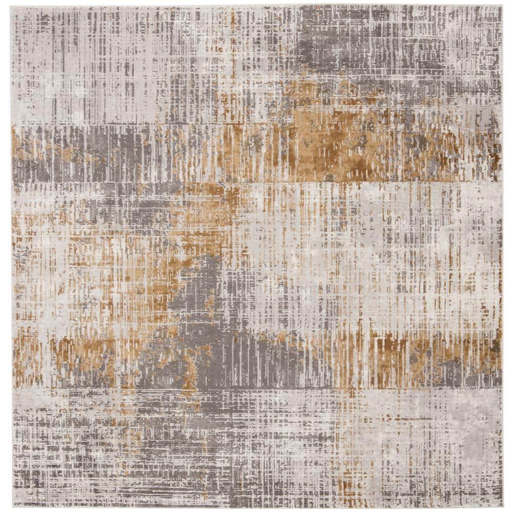 Craft CFT874 Loomed Indoor Area Rug - Grey/Beige - 6'7"x6'7" - Safavieh