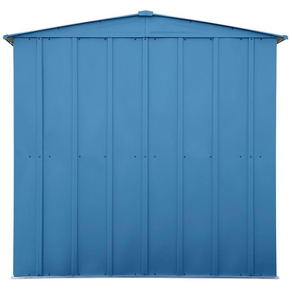 6 ft. W x 5 ft. D Galvanized Steel Storage Shed