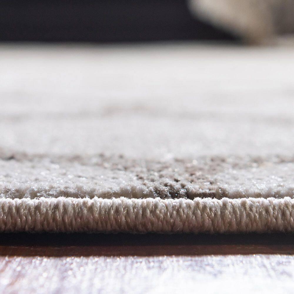 Unique Loom 2' 2 x 3' 1 Trellis Philadelphia Beige and Light Brown Area Rug