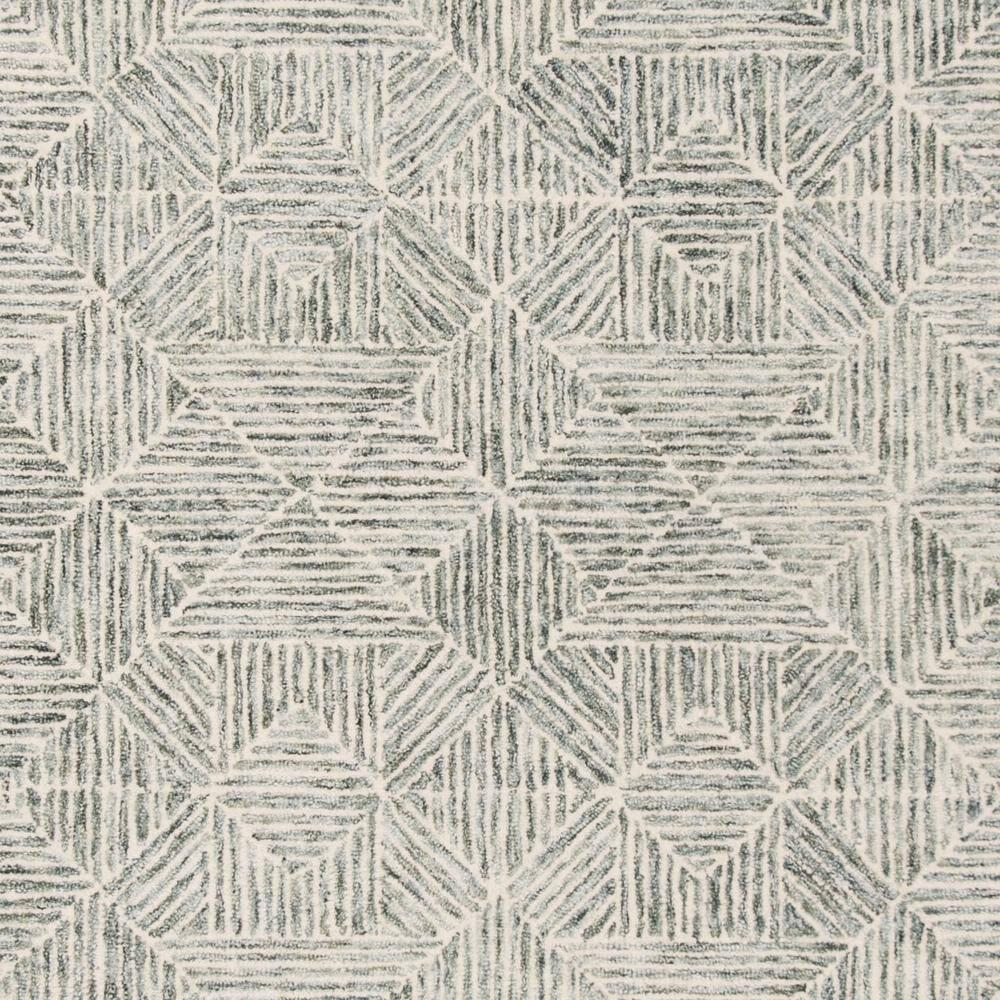 SAFAVIEH Abstract Brock Geometric Area Rug, Green/Ivory, 5' x 8'