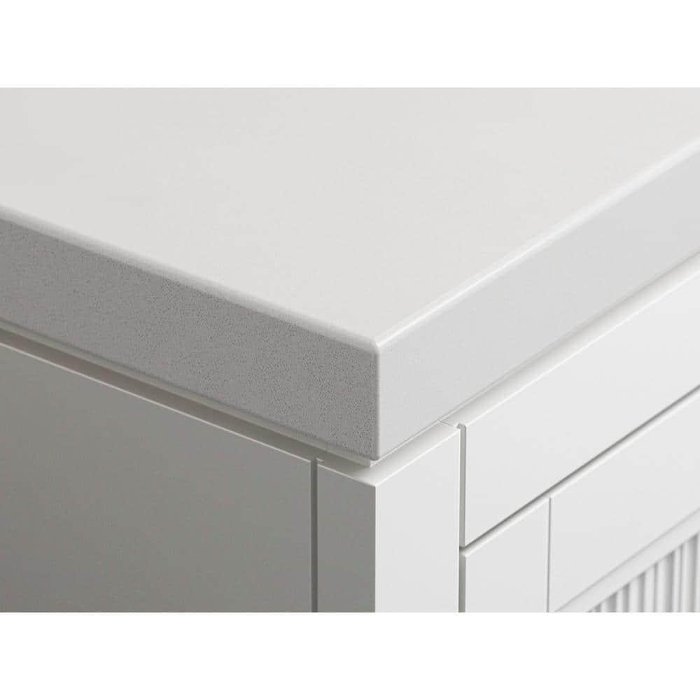 Hearthaven 30'' Free Standing Single Bathroom Vanity Cabinet with Sink and Quartz Top