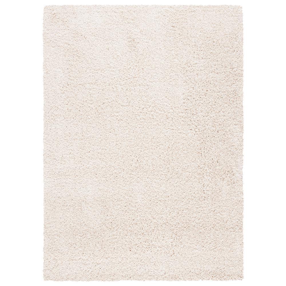 Evolution Shag EVO520 Power Loomed Area Rug - Ivory - 4'x6' - Safavieh.