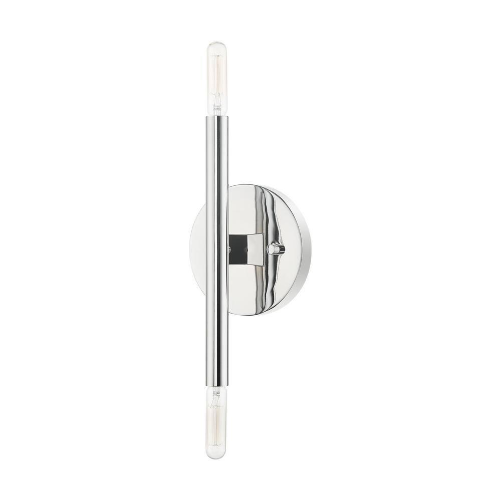 Livex Lighting Copenhagen 2 - Light Wall Light in  Polished Chrome