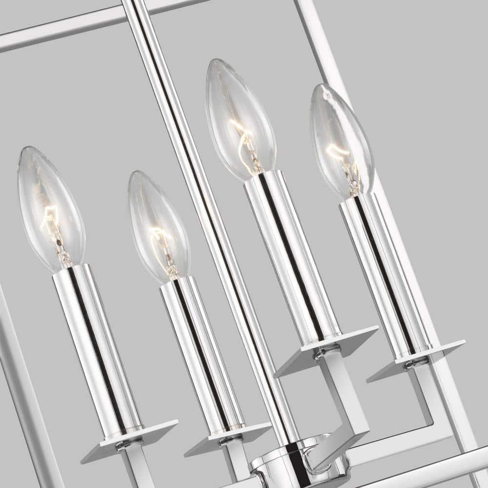 Lucius Pendant Light - Polished Nickel / 12.25"W