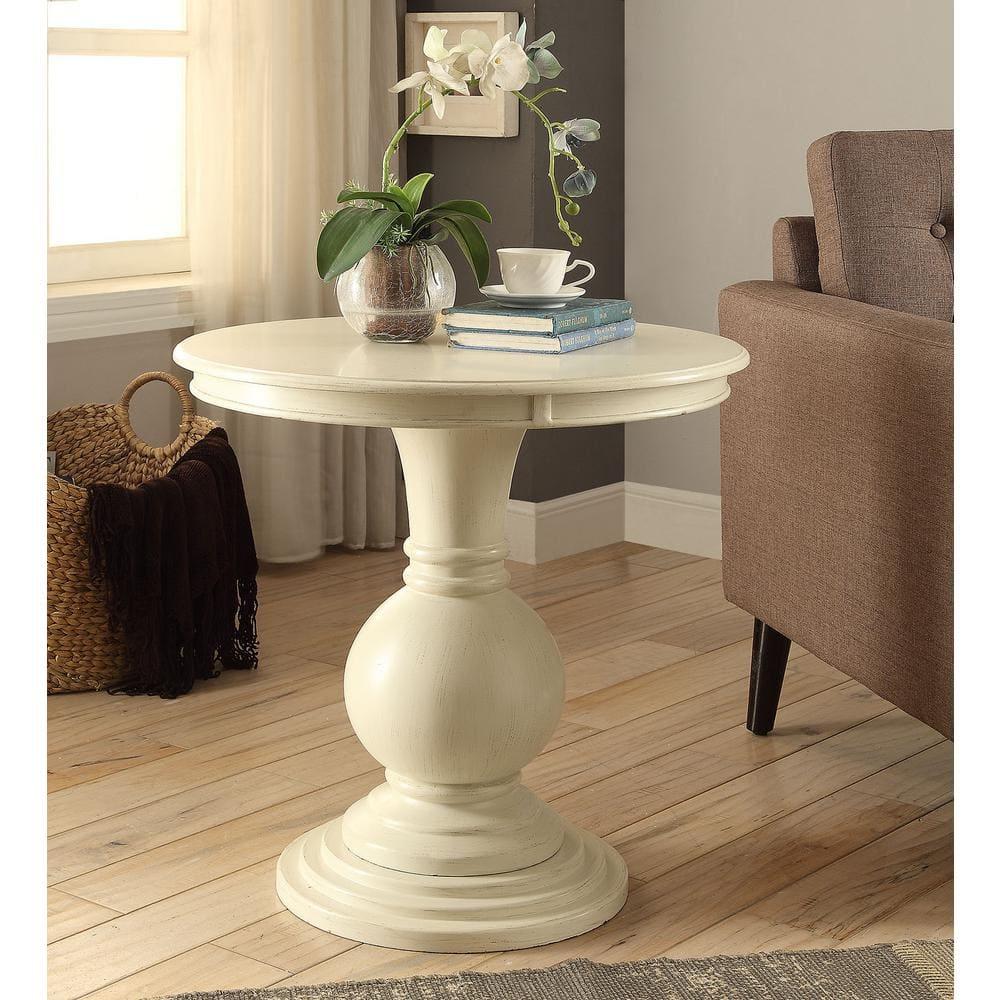 Pedestal End Table
