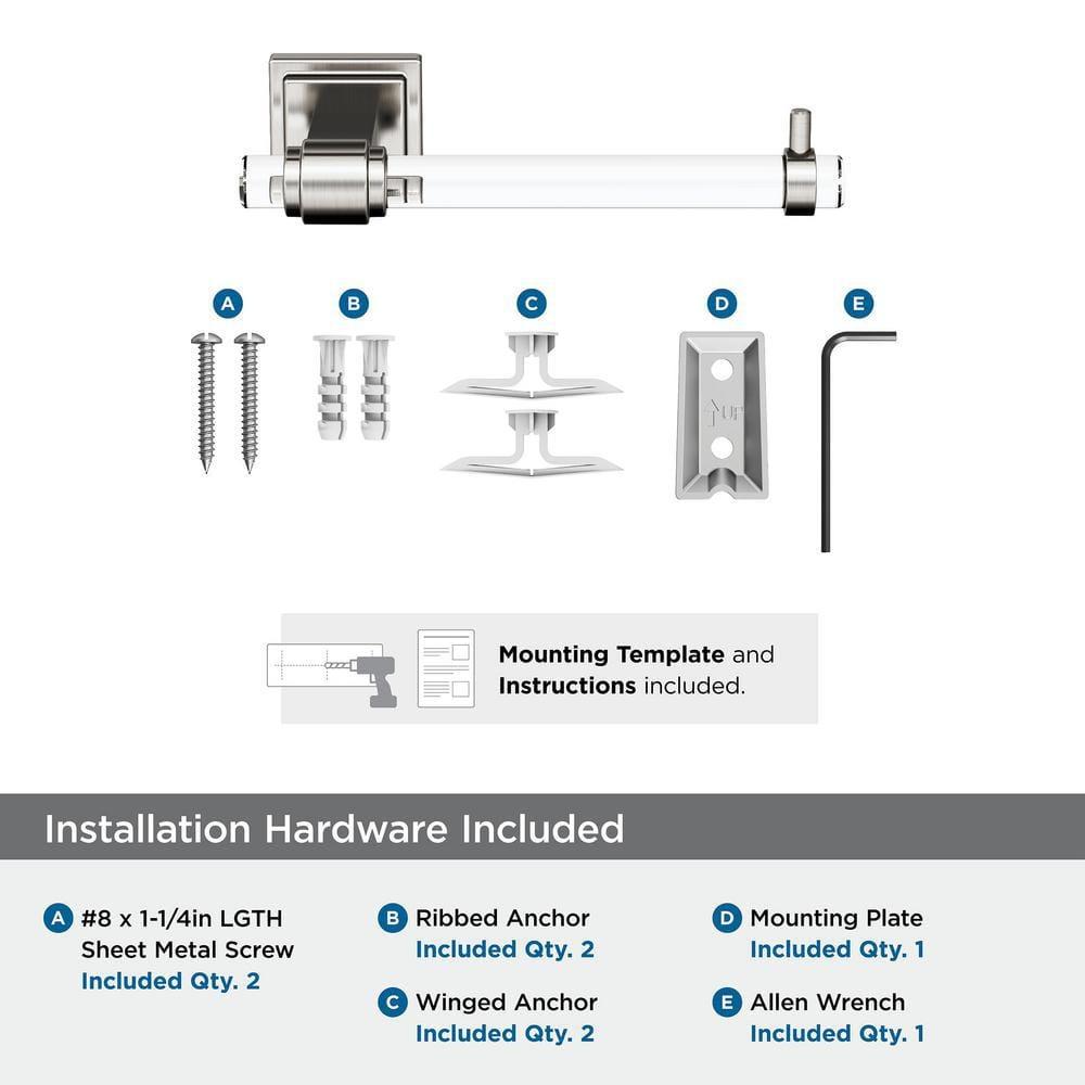 Glacio Wall Mount Toilet Paper Holder