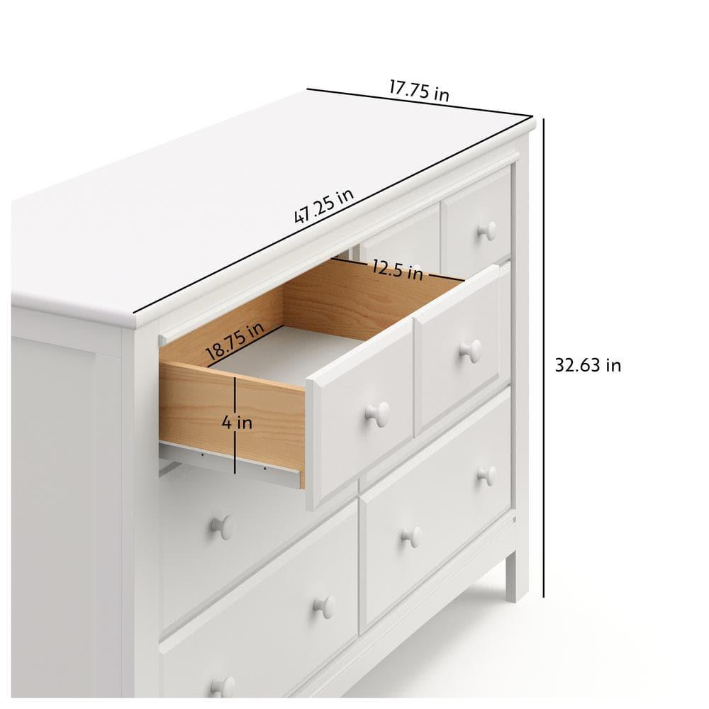 Benton 6 Drawer Double Dresser