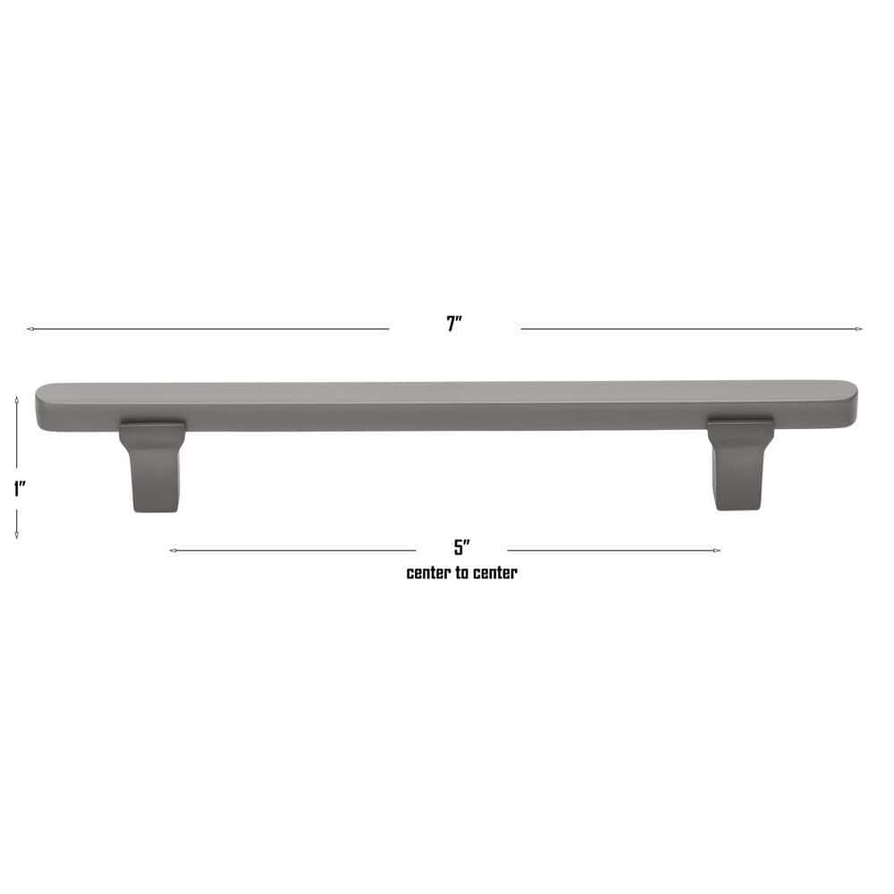 Giana Collection 5-1/16" Center to Center Solid Flat Bar Pull