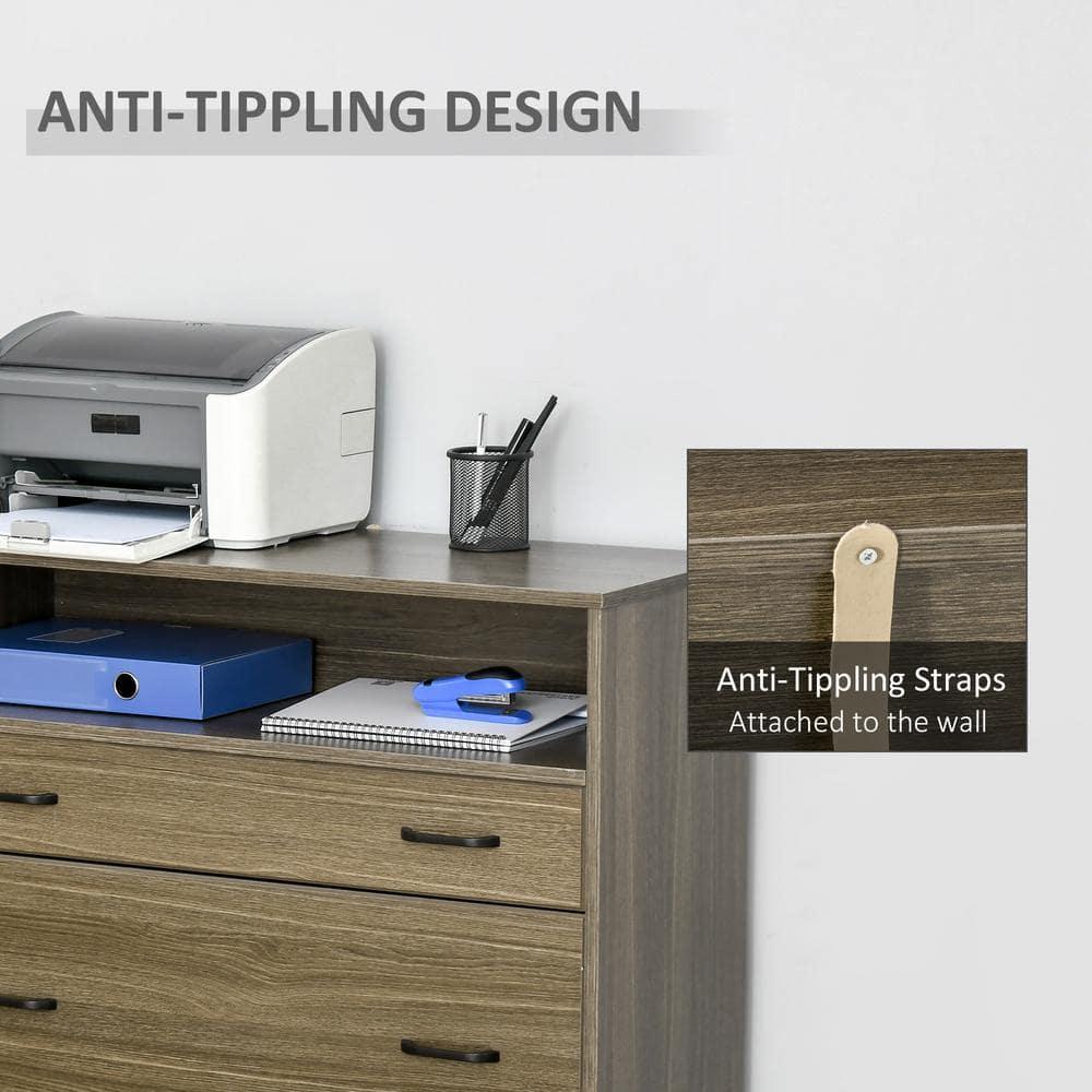 Vinsetto 33.5'' Wide 2 -Drawer File Cabinet
