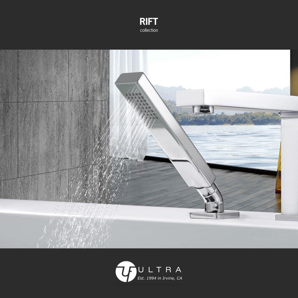 Rift 1 Handle Bathroom Roman Tub Faucet