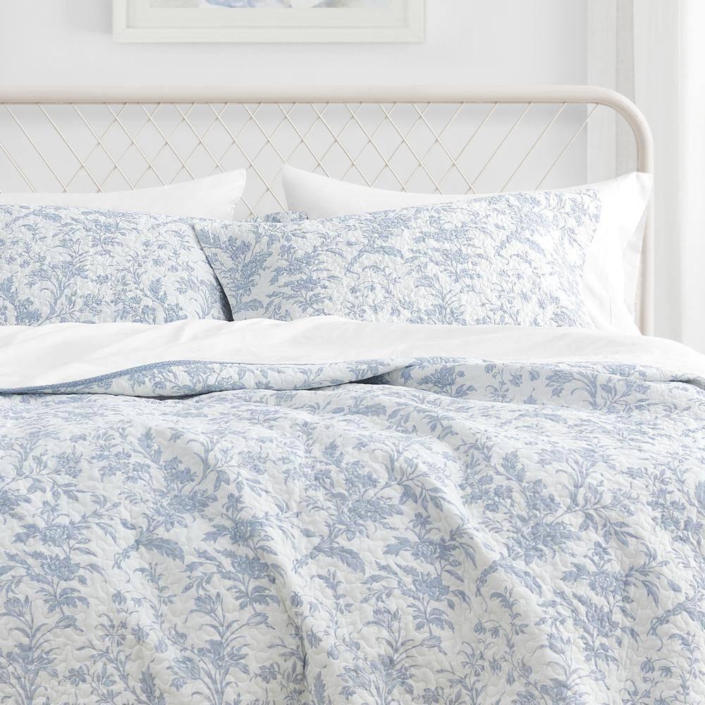 Laura Ashley Amberley Reversible Cotton Quilt Set