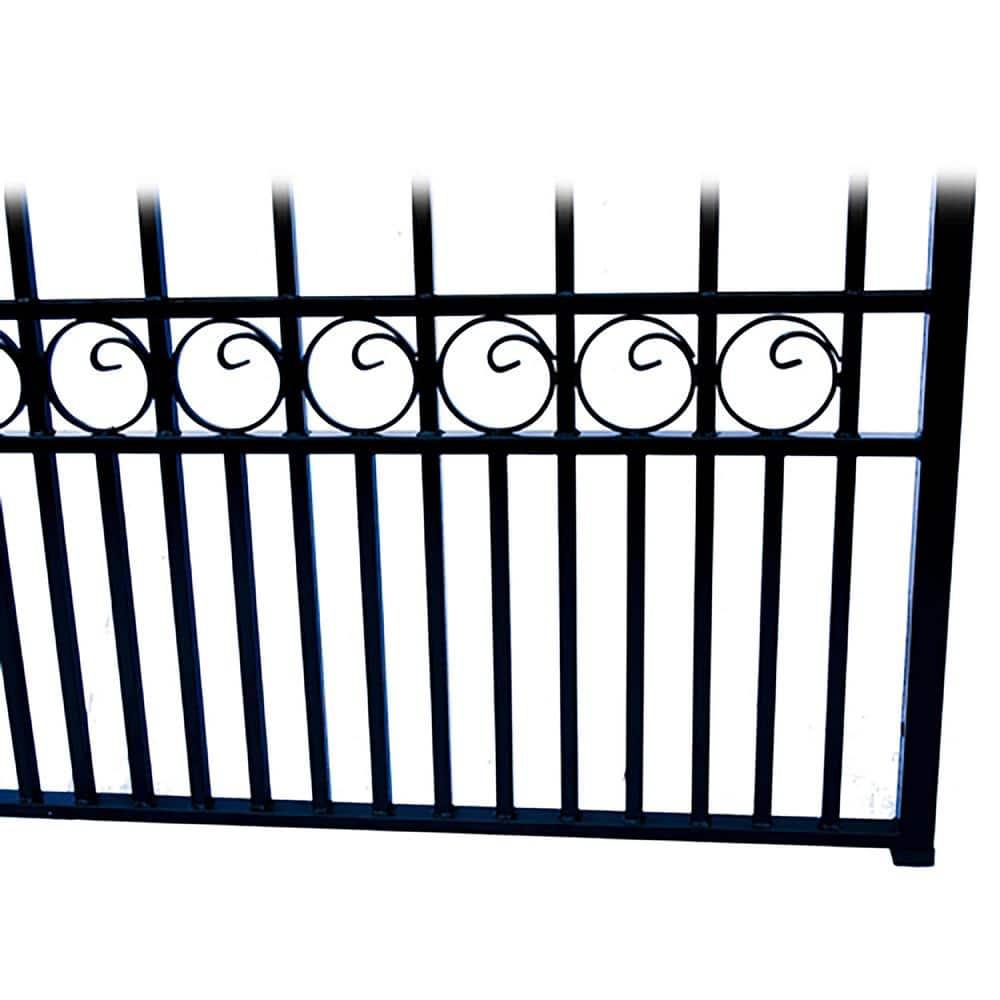 ALEKO Steel Dual Swing Driveway Gate - LONDON Style