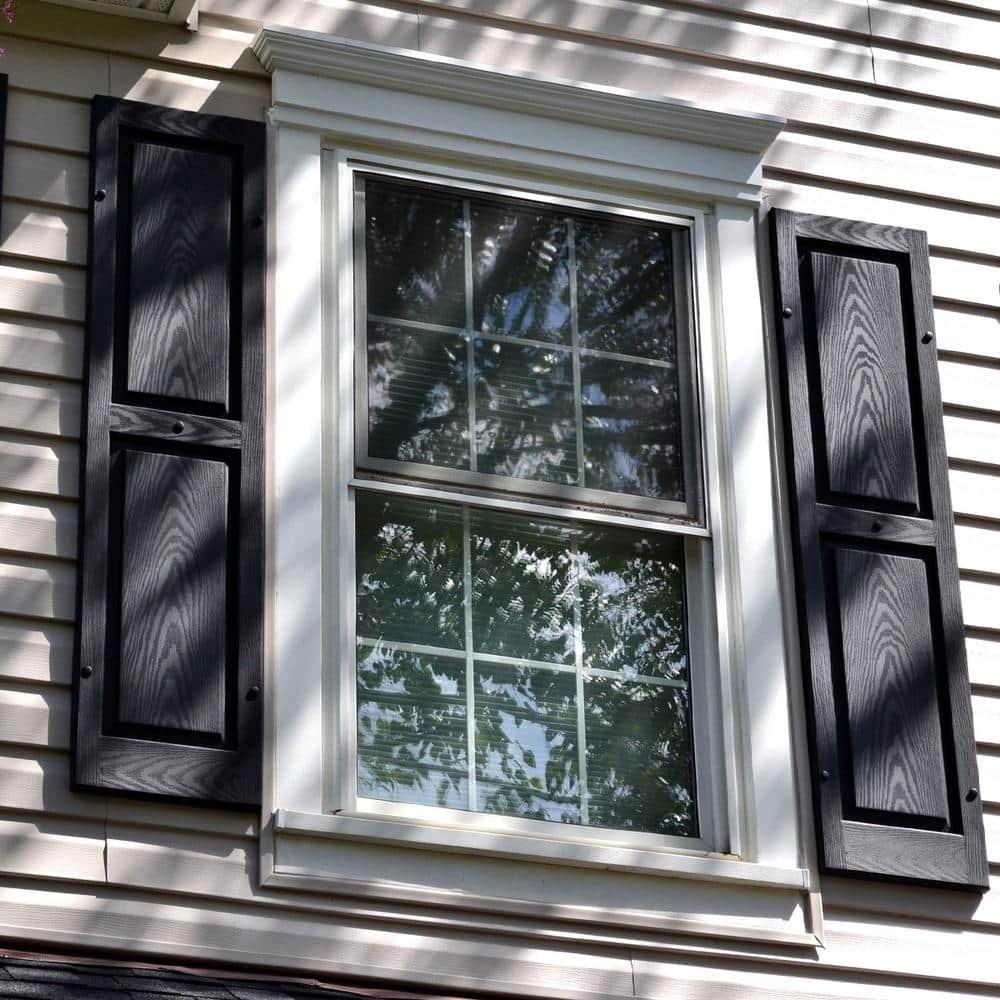 Builders Edge Raised Panel Shutters