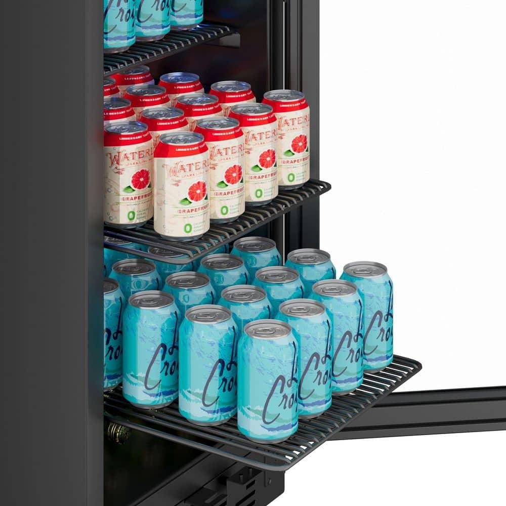 EdgeStar BBR901BL 15 Inch Wide 80 Can Built-In Beverage Center with Slim Design