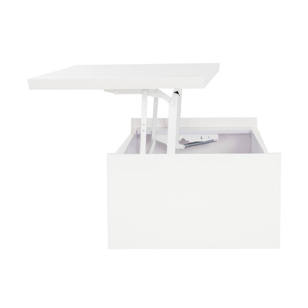Kinsley Lift-Top Coffee Table - White - Safavieh
