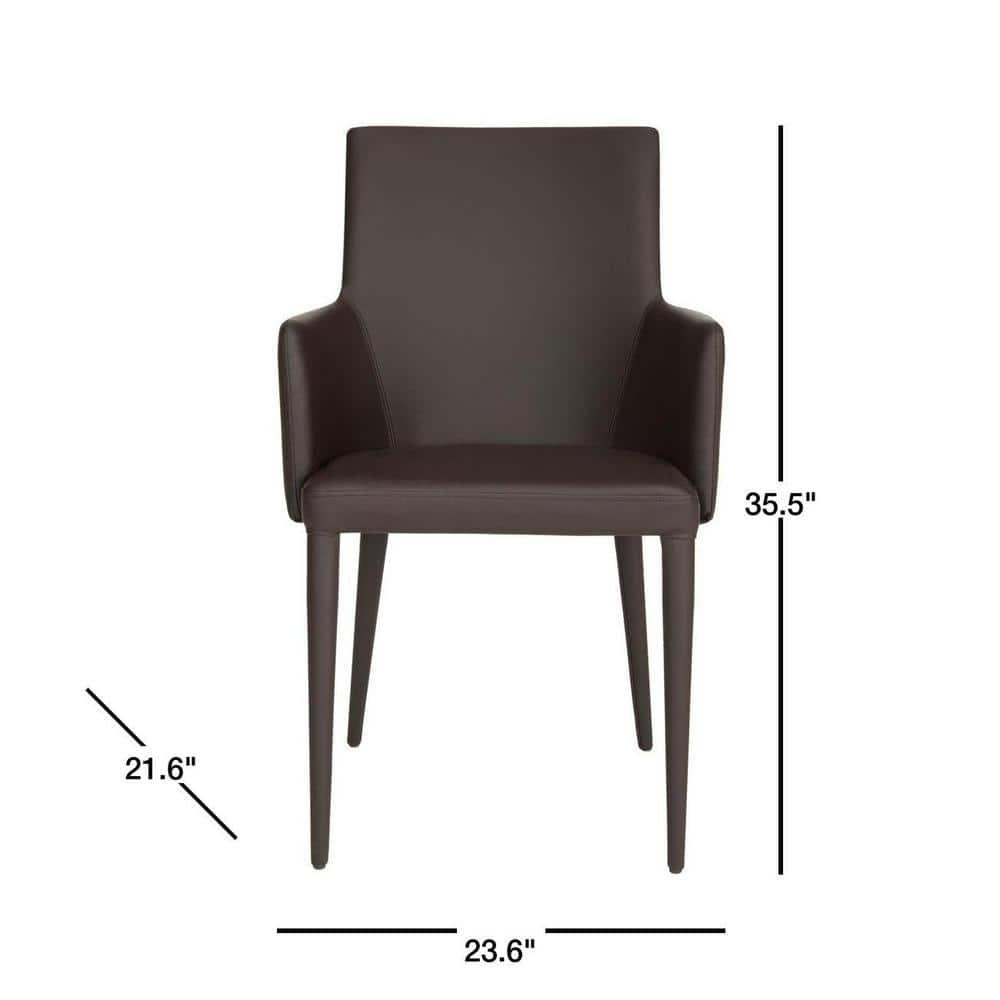 Summerset Arm Chair - Brown - Safavieh