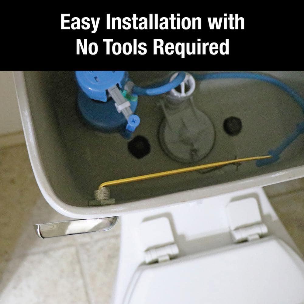 DANCO 8 inch Front Mount Toilet Handle Replacement, Chrome, 8 inch, 1-Pack (80806)