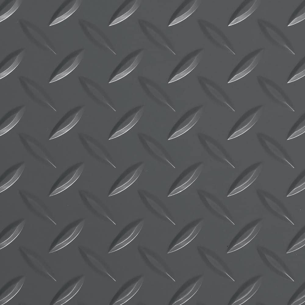 G-Floor 5' x 10' Diamond Tread Garage Flooring Cover - Slate Grey