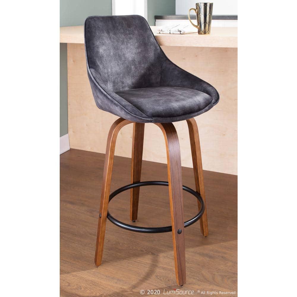 LumiSource Diana Counter Stool - Set of 2
