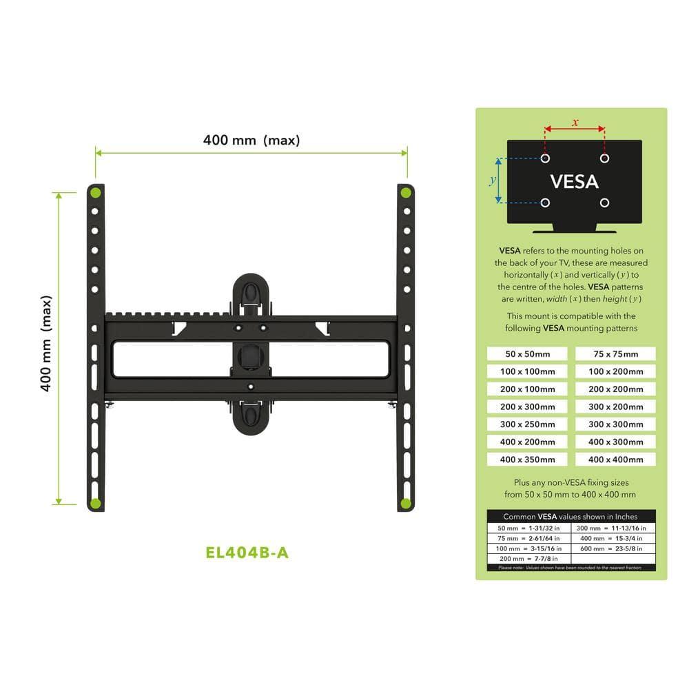 Pan, Swivel, Tilt and Extend Wall-Mount for 32 - 55 in. TVs