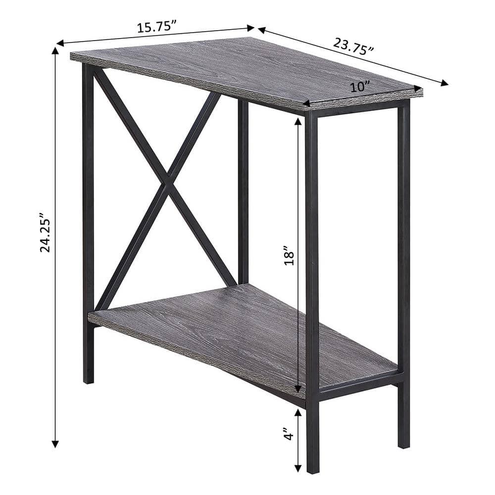 Convenience Concepts Tucson Wedge End Table