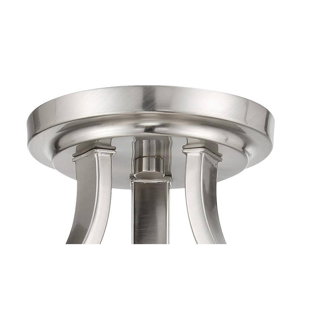 3 Light Convertible Chandelier-Brushed Nickel Finish    -Traditional Installation Minka Lavery 4926-84