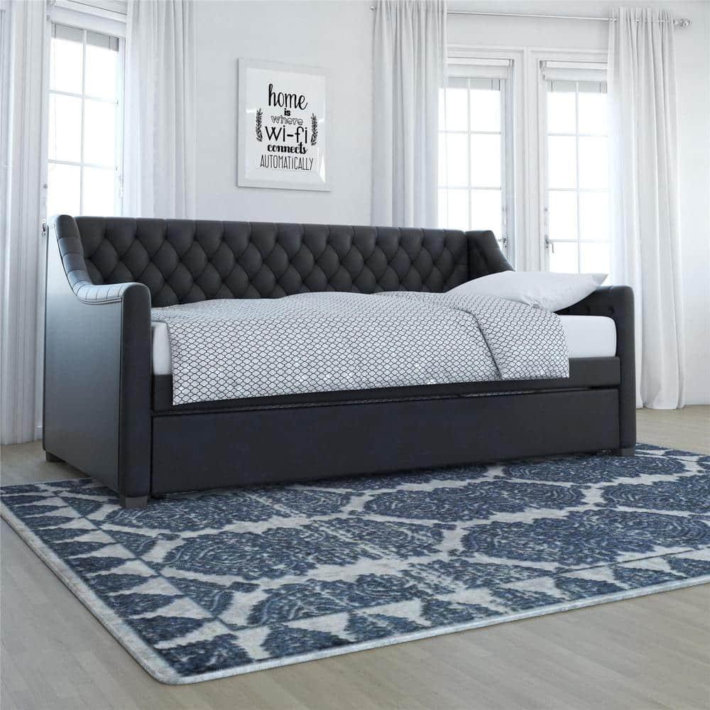 Monarch Hill Ambrosia Upholstered Daybed with Trundle
