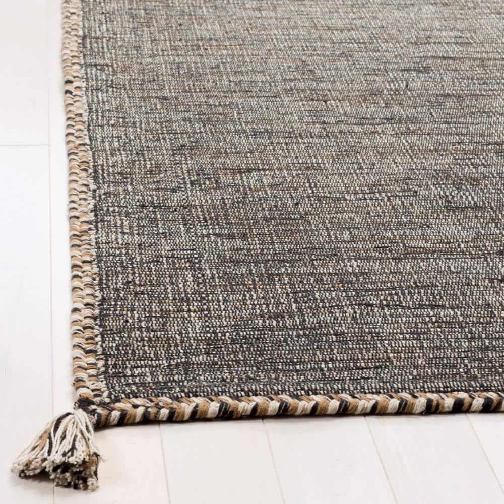 Montauk MTK150 Hand Woven Indoor Accent Rug - Beige/Black - 2'3"x5' - Safavieh