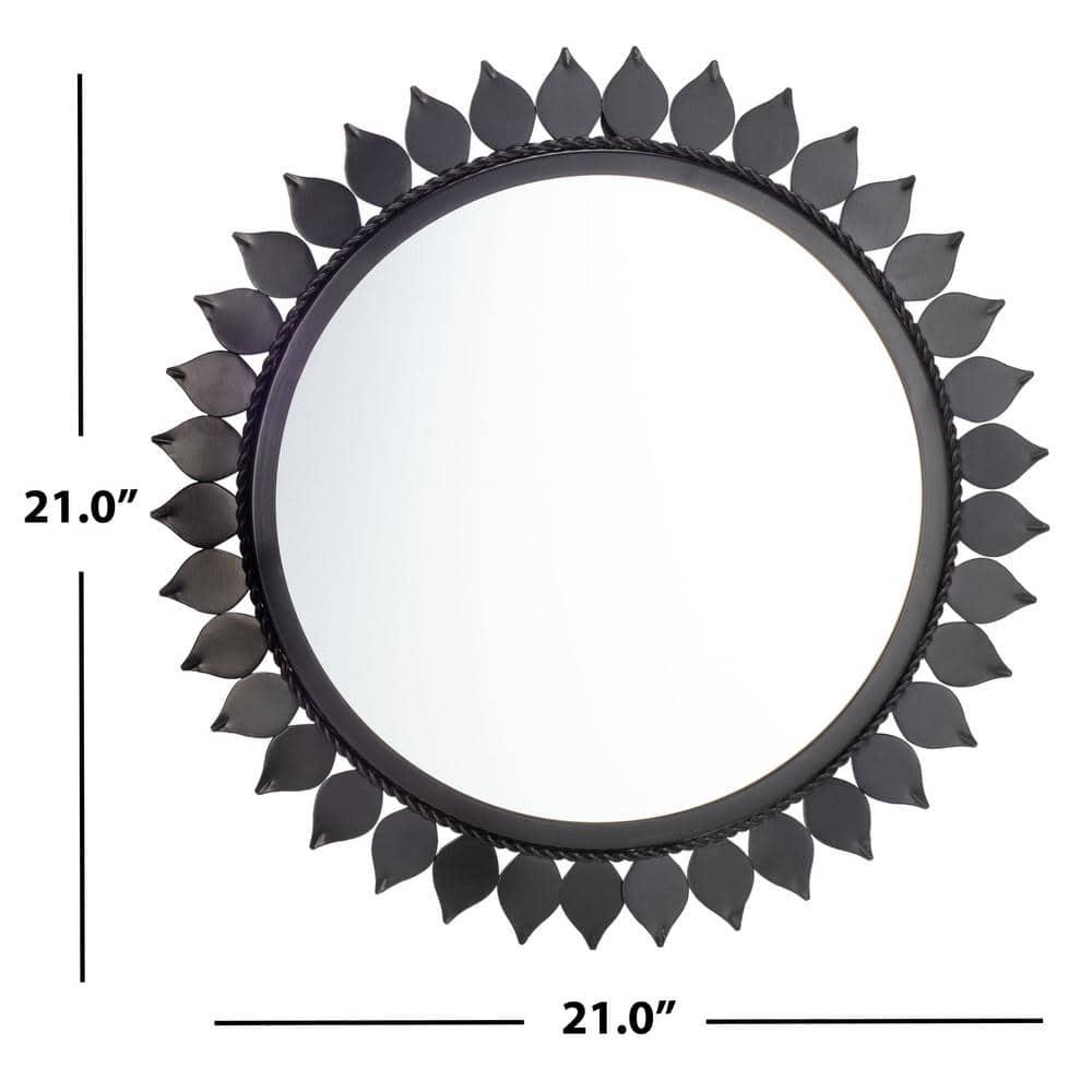 Nally Mirror - Matte Black - Safavieh