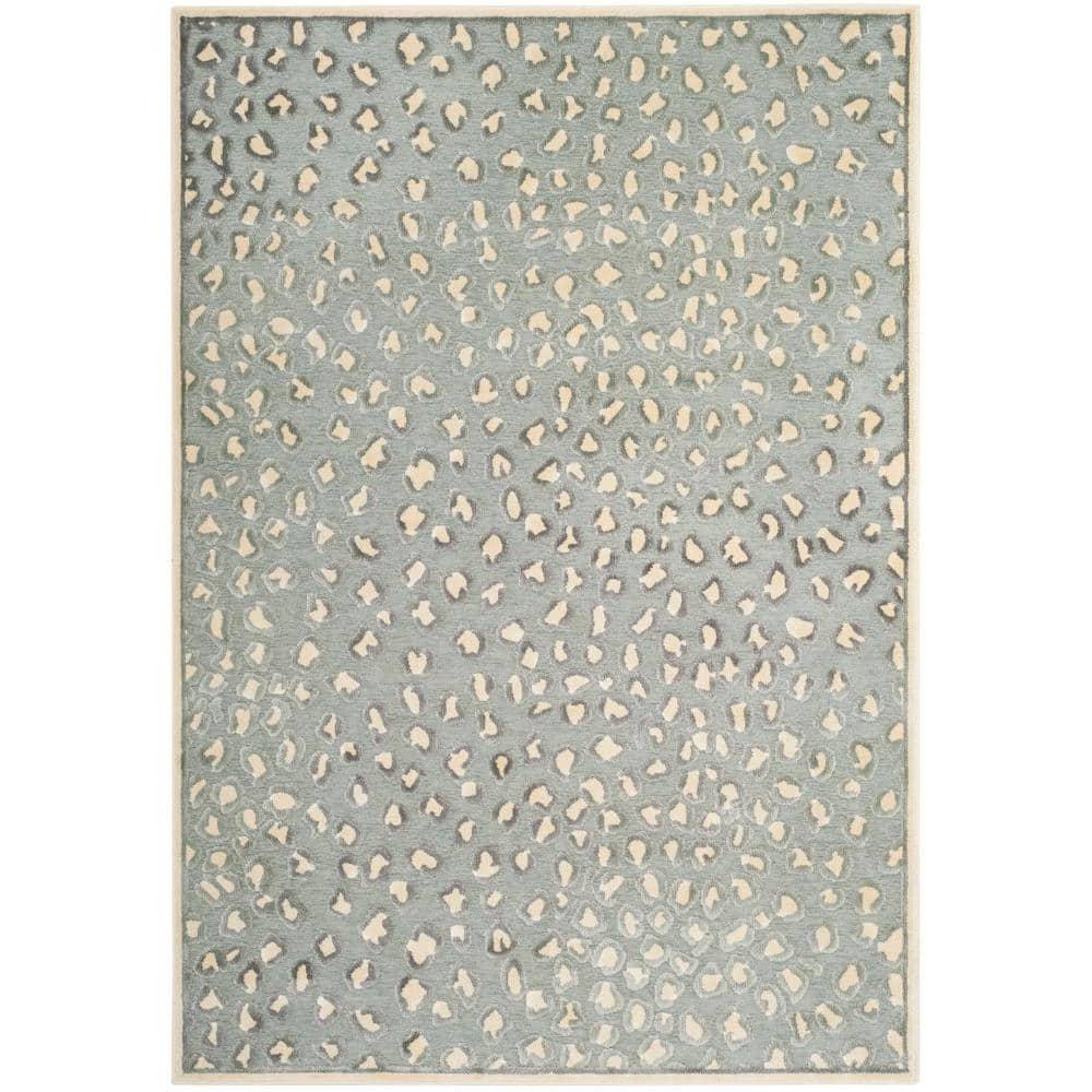 Paradise PAR84 Power Loomed Indoor Area Rug - Cream/Spruce - 4'x5'7" - Safavieh.