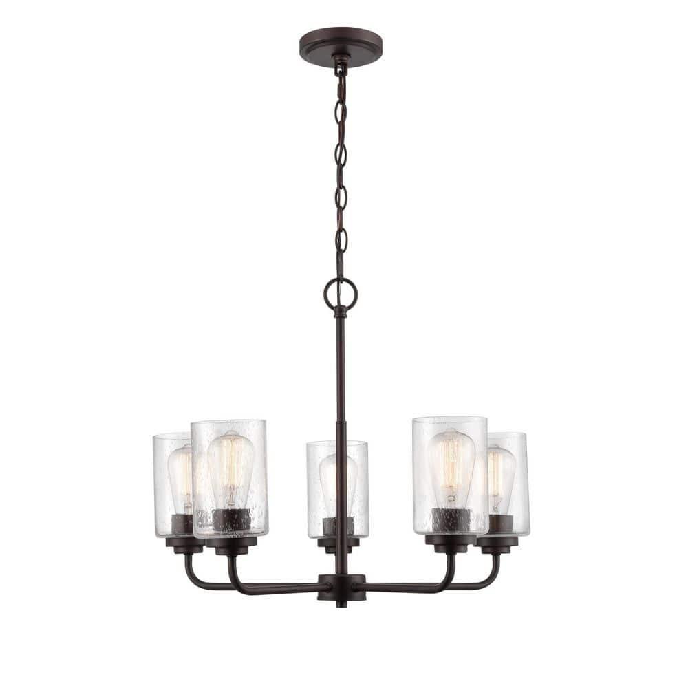 Millennium Lighting Moven 5 - Light Chandelier in  Rubbed Bronze