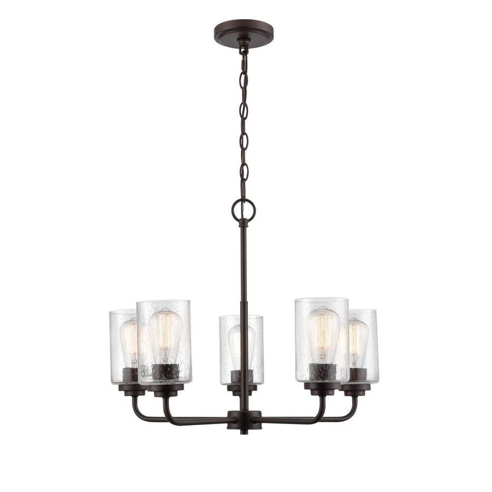 Millennium Lighting Moven 5 - Light Chandelier in  Rubbed Bronze