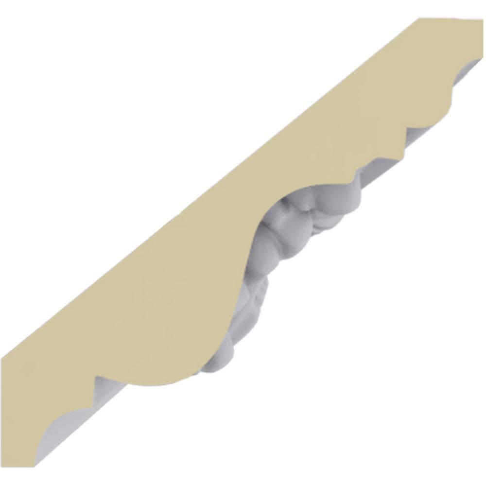 Ekena Millwork SAMPLE - Colton Acanthus Crown Moulding, 3 1/4"H x 3 1/2"P x 4 7/8"F x 12"L, (4 7/8" Repeat)