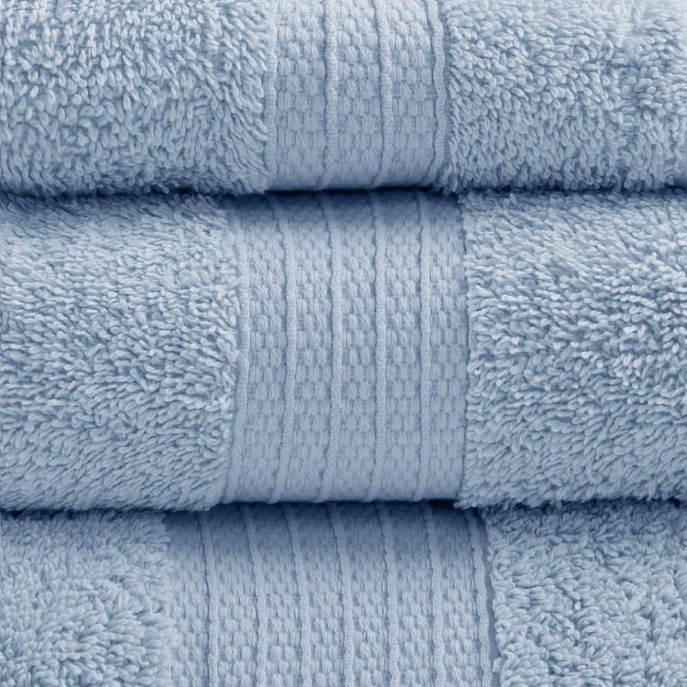 Madison Park 6 Piece 100% Organic Cotton Bath Towels Multi-Size Set