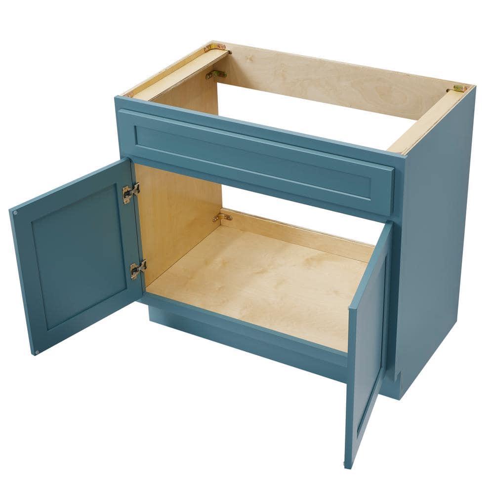 Vanity Art 36" W Plywood Freestanding Single Base Storage Cabinet with Soft Close Door