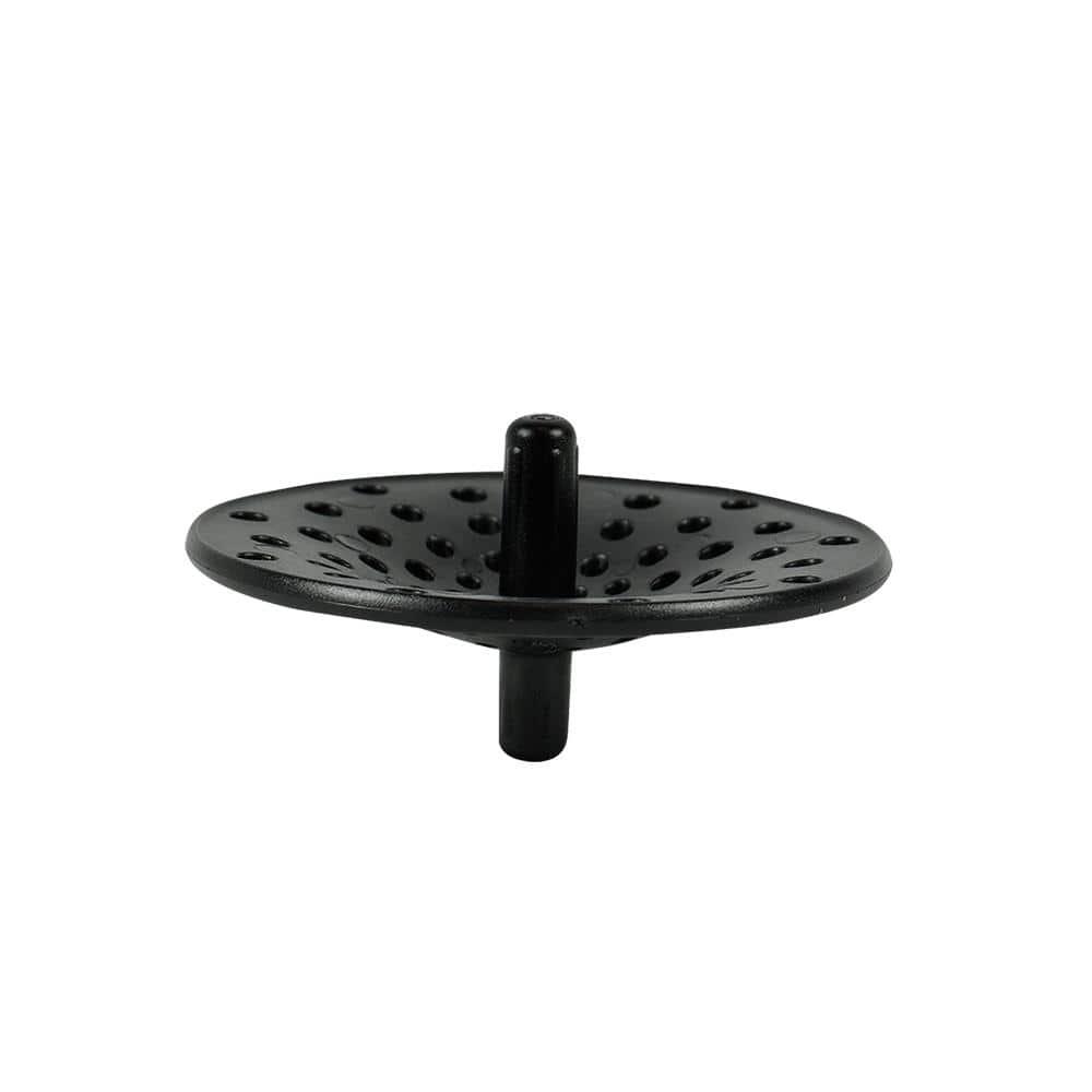 Daiosportswear Sink Strainer Kitchen Drain Household Black Stainless Steel Sink Filter Basket Sink Plug Vegetable Basin Water Blocking Accessories