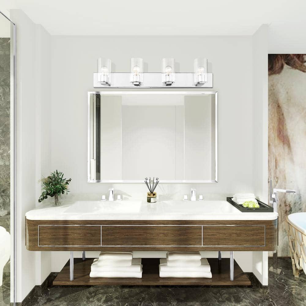 Livex Lighting Zurich 4 - Light Vanity in  Polished Chrome
