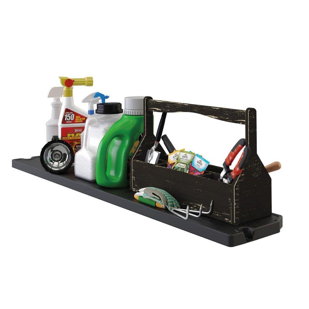 Suncast Suncast Horizontal Shed 50 in. W. x 10.25 in. D Shelf Kit in Black