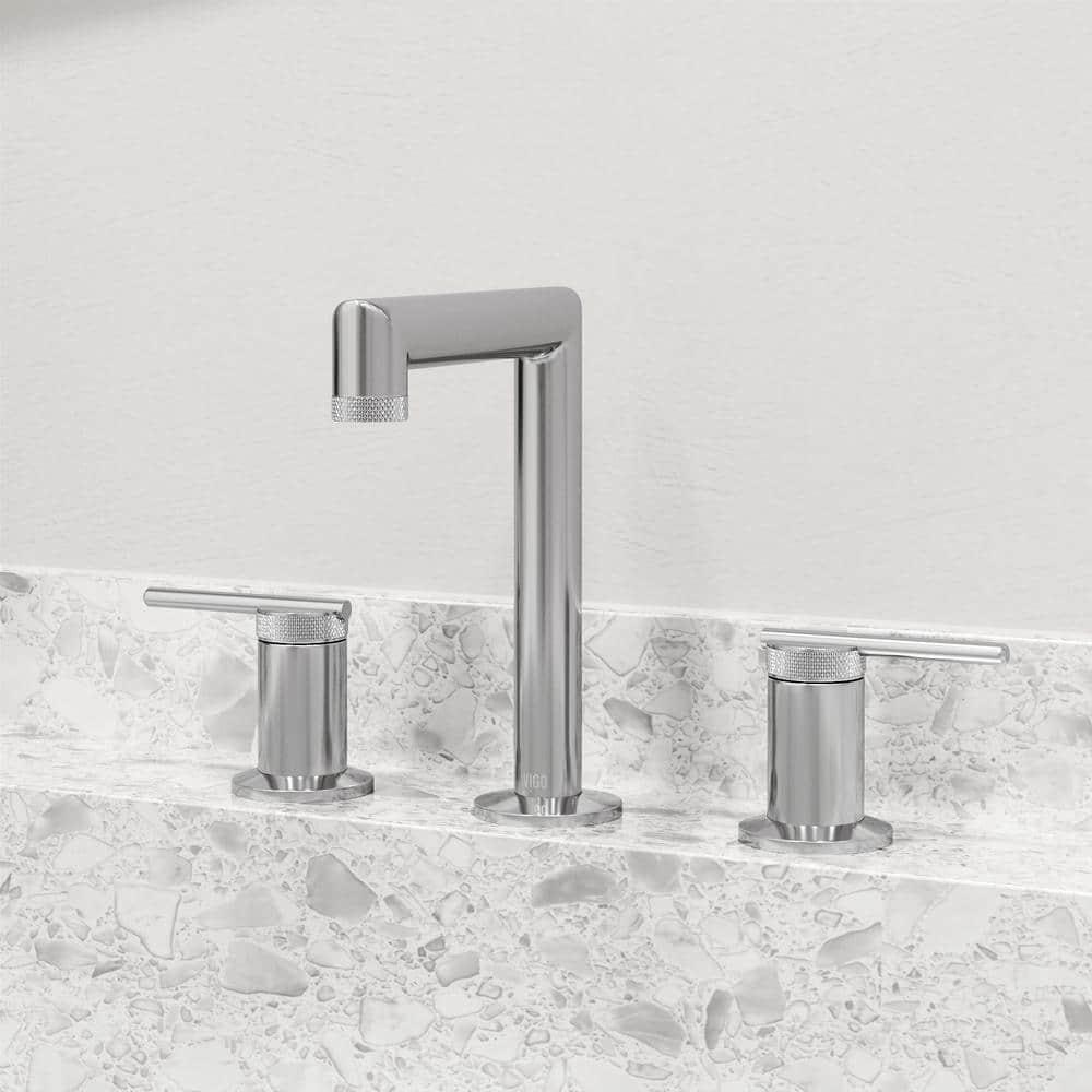 Sterling 7" H Two Handle Widespread Bathroom Faucet
