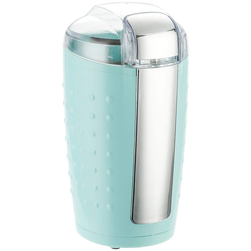 Brentwood CG-158BL 4 Ounce 150 Watt 1 Touch Operation Coffee Spice Grinder, Blue